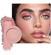 HHLTOH Single Soft Rose Pink Matte Powder Blush Palette Face Makeup, Blush for Looks Younger Chee...