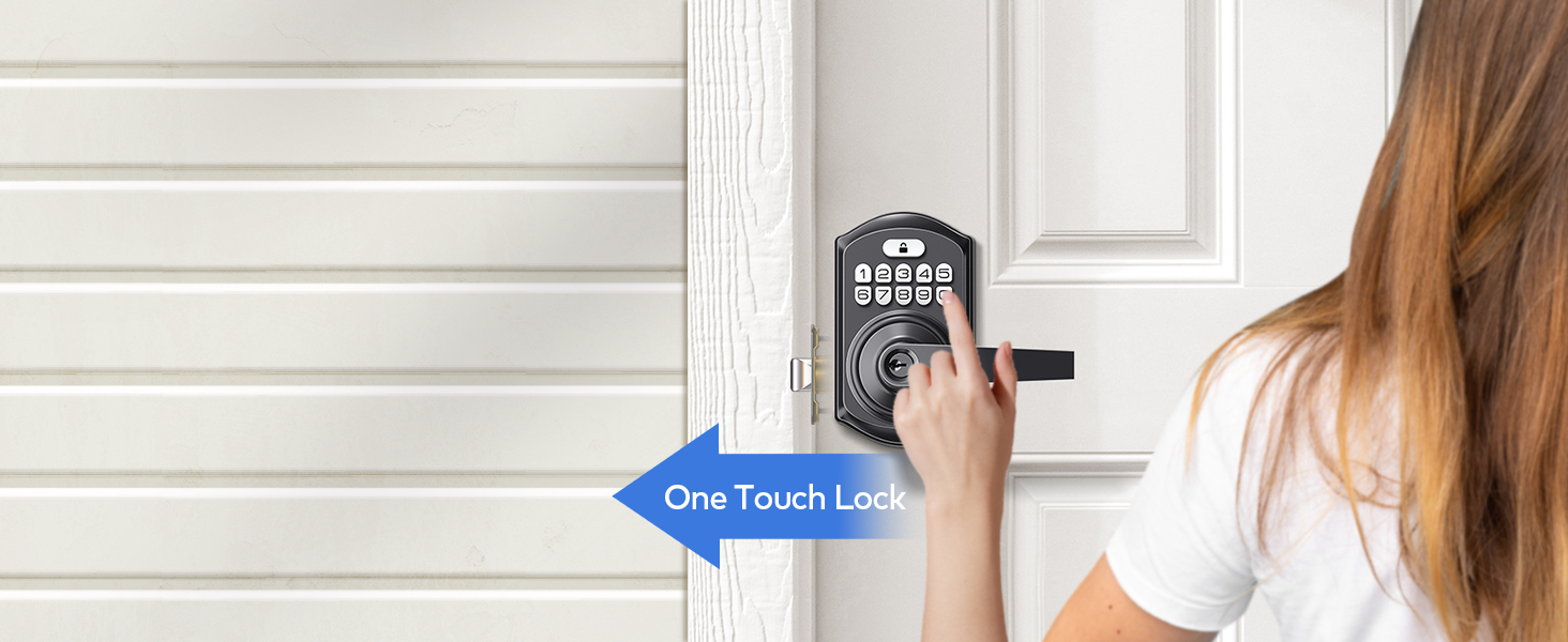 Press any key for 2 seconds to lock