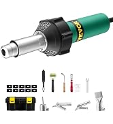 VEVOR Hot Air Plastic Welder, 1600W Hot Air Torch Pistol, 122-1112? PVC TPO Vinyl Heat Gun Weldin...