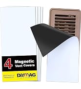 DIYMAG 4Pack Strong Magnetic Vent Covers, Magnets for Home Floor Standard Air Register, 5.5" x 12...