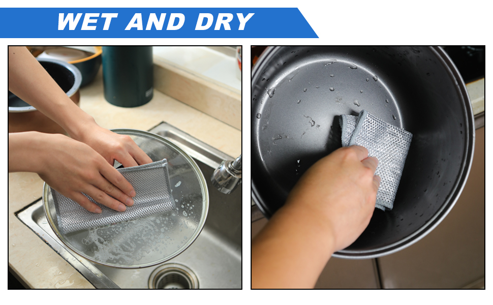 wire dishwashing rag non scratch wire dishcloth dish cloths for washing dishes