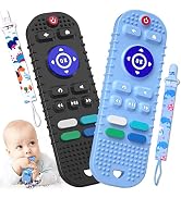 Kaodezhu Silicone Baby Teething Toys, Remote Control Shape Teething Toys for Babies 6-12 Months B...