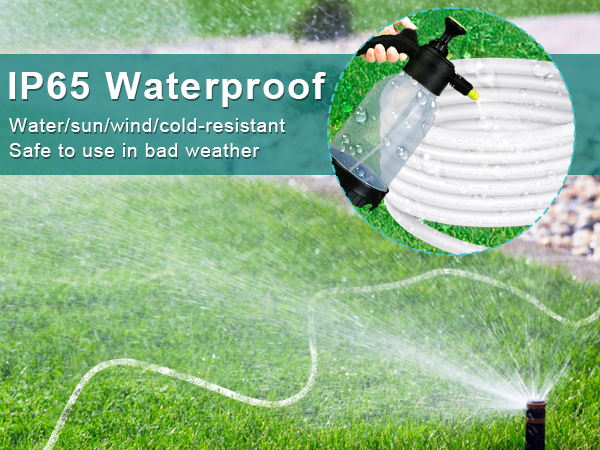 White Outdoor Extension Cord - SJTW 16AWG Weatherproof Grounded 3Prong Extension Cord