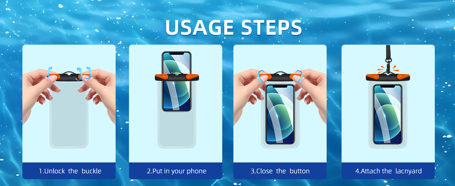 waterproof phone pouch