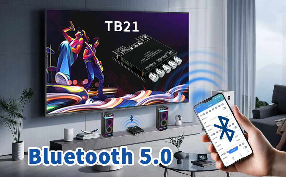 2.1 Bluetooth Audio Amplifier Board