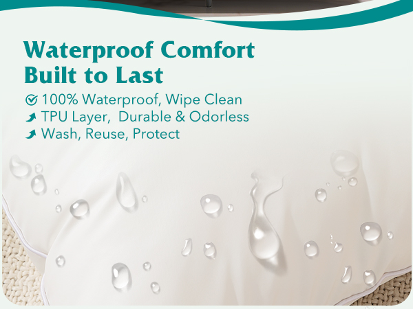 waterproof pillow