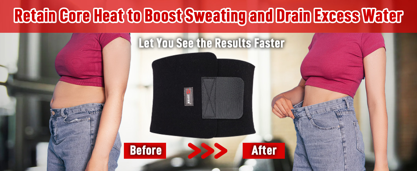 Our sweat belts boost your training results to the next level