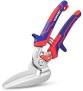 WORKPRO 8.5" Carpet Shears, Heavy Duty Scissors All Purpose | 50Cr-V Steel, 30° Angled Design, Se...