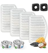 ORSDA Cat Water Fountain Filters, ONLY for D36/D66 Cat Fountain With Water Level Window, Carbon R...