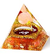 YATOJUZI 12 Zodiac Orgone Pyramid Capricorn Zodiac Healing Crystals Stones Natural Crystal Decors...