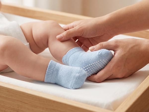 baby blue toddler socks