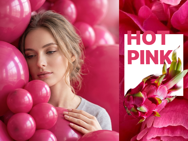 Hot Pink Balloons