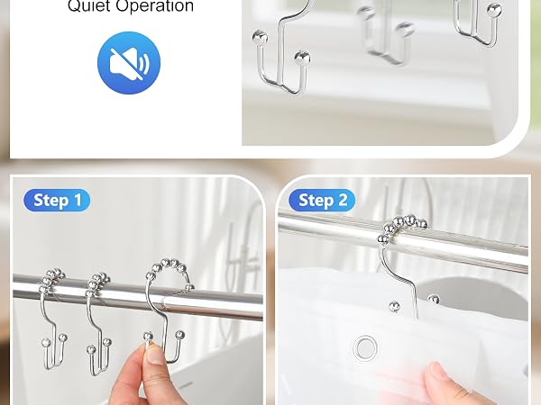 shower curtain hangers