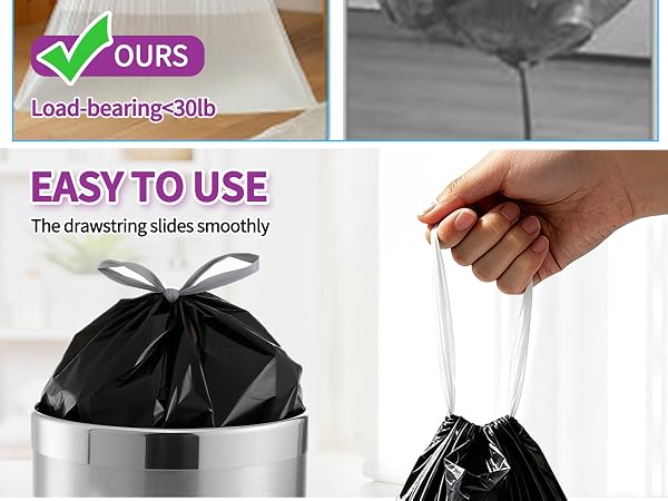 bathroom waste basket bags
