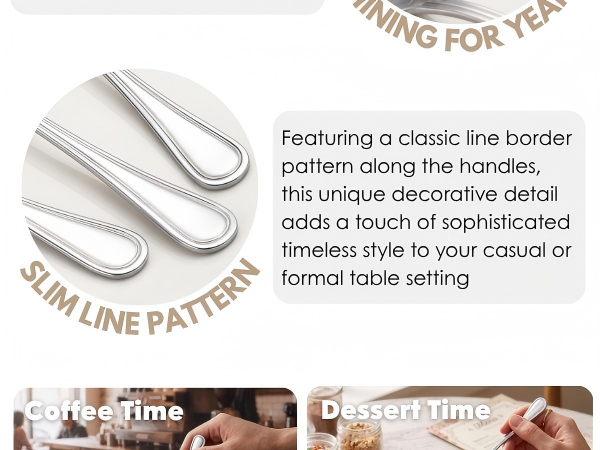 dessert spoons, tea spoons for tea party