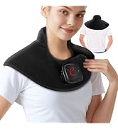 Comfytemp 2.5lb Cordless Heating Pad for Neck Pain Relief, Weighted Rechargeable Heat Pad, FSA HS...