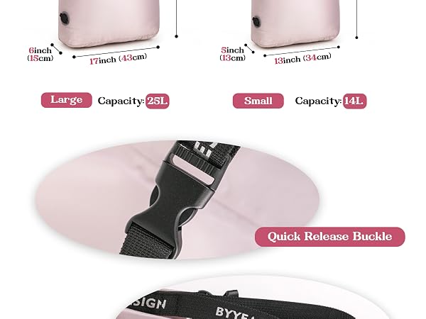 Quick Release Buckle Sturdy Handle Strap One-Way Air Valve