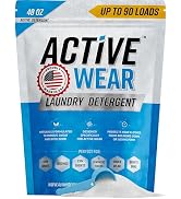 Active Wear Laundry Detergent & Soak - Formulated for Sweat and Workout Clothes - Natural Perform...