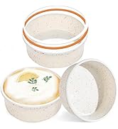 AOTASO 4 Inch Silicone Round Cake Pans with Metal Reinforced Frame, Nonstick Mini Smash Cake Mold...
