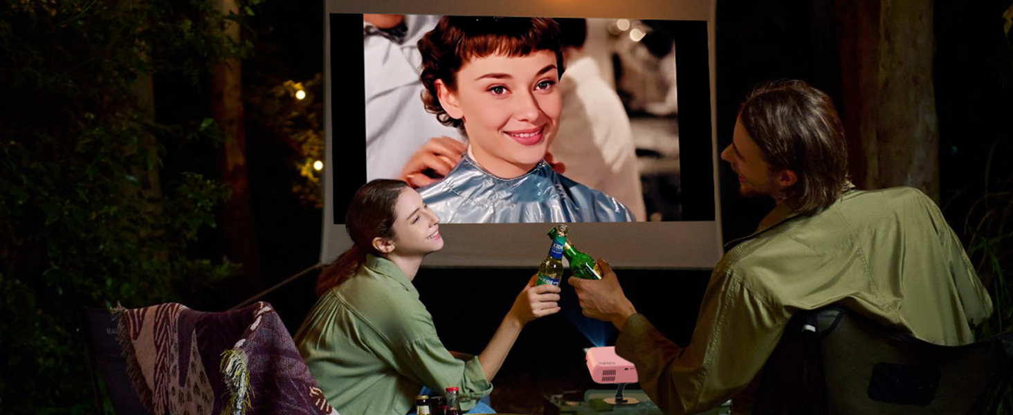 mini Projector outdoor