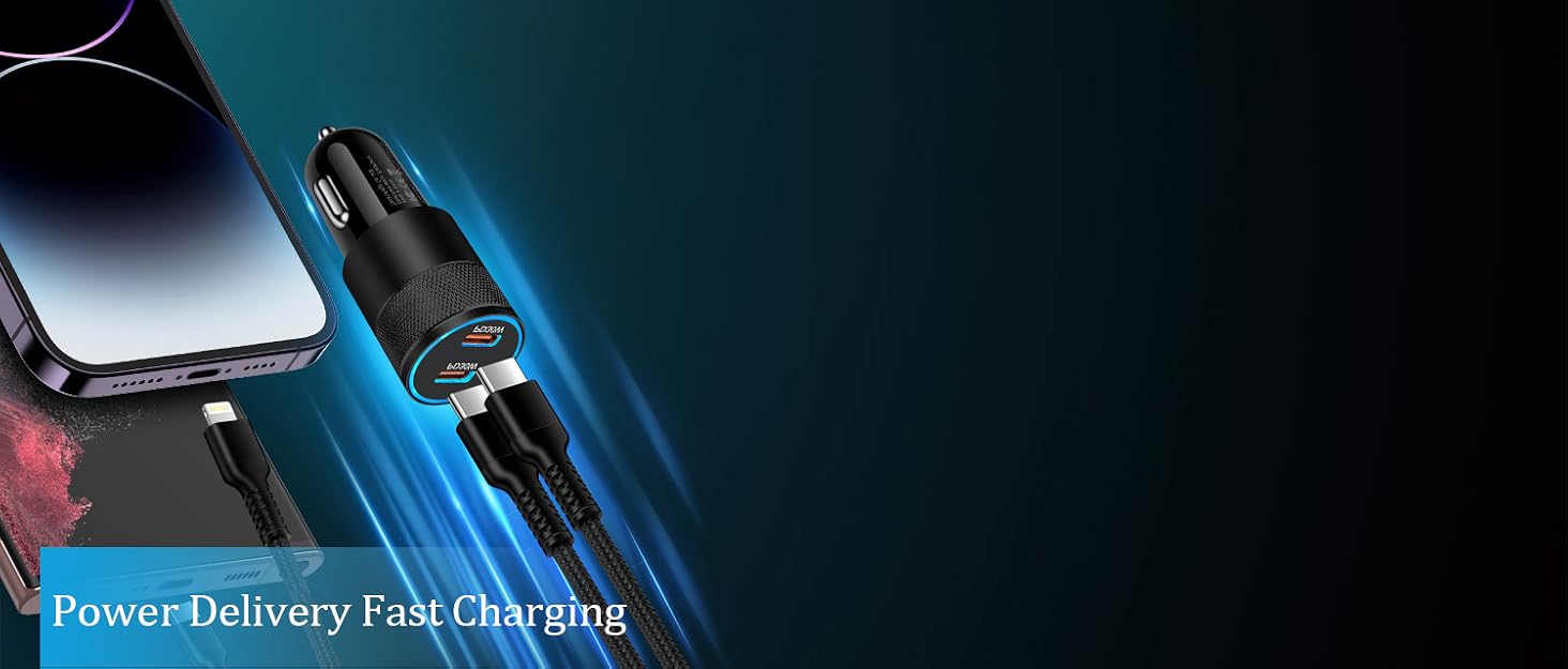 usb c cable car charger