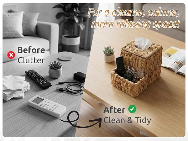 tissue box organizer