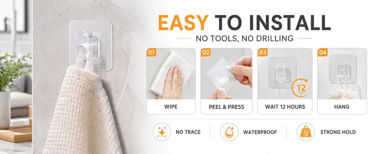 Adhesive Hooks