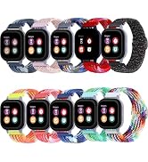 QHBAMD 10 Pack Compatible for Gizmo Watch 3 2 1/Gabb Watch 3 2 1/SyncUP Nylon Watch Band - Slider...