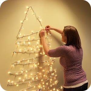 white christmas lights