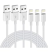OCEEK iPhone Charger (3Pack 6FT) USB A to Lightning Cable MFi Certified | Fast Charging Cords App...