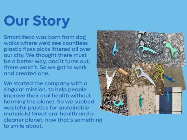 plastic-free floss picks organic floss picks floss picks green picks recyclable picks