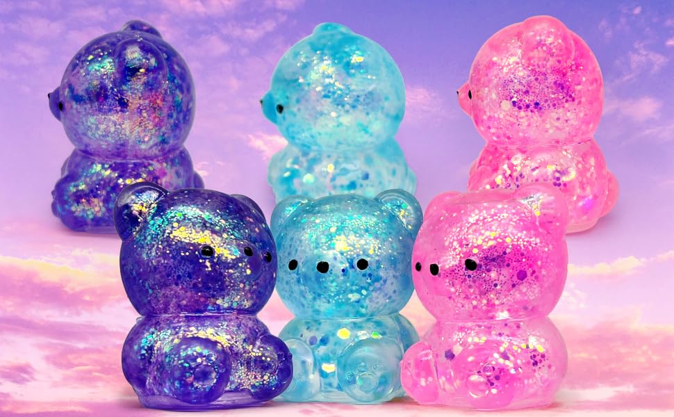 Squishy Toys Squeeze sugar Ball Stress Relief Toy Party Favors for Kids Easter Basket Stuffers