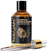 Champagne Grapes & Roses Fragrance Oil, MAYJAM 3.38FL.OZ Essential Oils for Diffusers for Home, L...