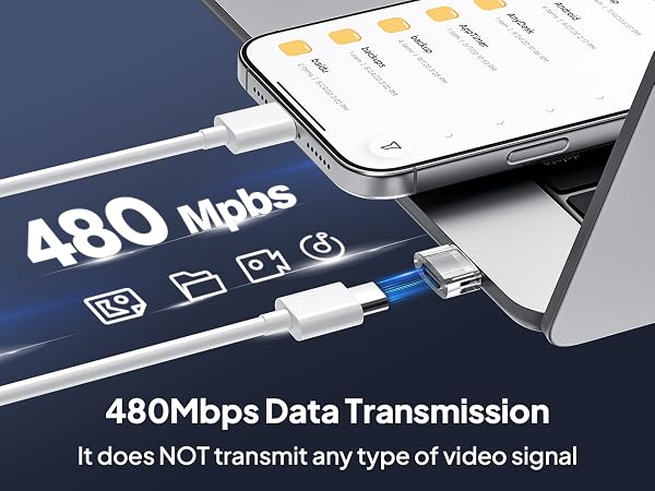 transparent usb to usb c adapter