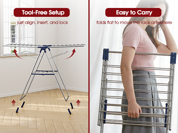 clothes drying rack