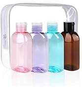 Cosywell Travel Size Containers Travel Shampoo Bottles 4pcs 3.4oz TSA Approved Travel Containers ...