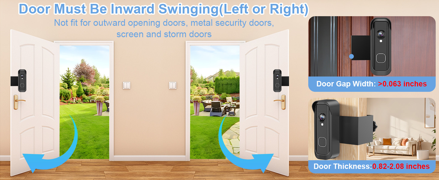 blink doorbell camera mount anti theft doorbell mount no-drill blink battery doorbell 2k+ mount