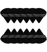 12 Pieces Triangle Powder Puff Soft Velour Puff Makeup Powder Puffs for Face Powder Loose Powder ...