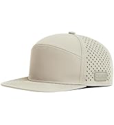XXL Oversize Snapback Trucker Hat for Big Heads,Laser Perforated Flat-Bill Cap,Large Mild Profile...