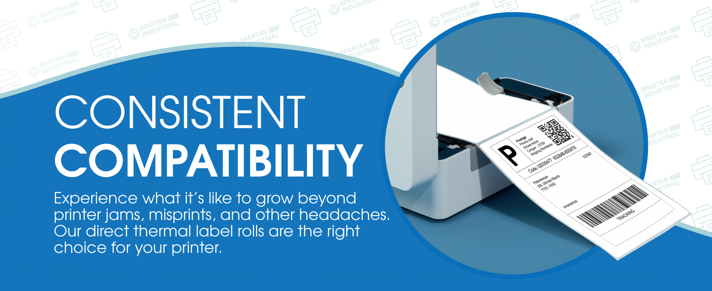 Consistent Compatibility: Grow beyond misprints, our direct thermal label rolls are the right choice