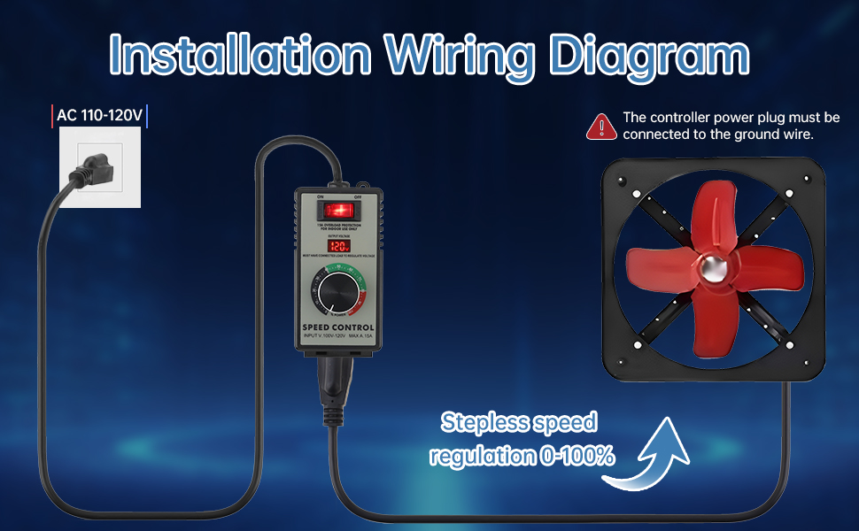 Fan Speed Controller for Electric Motors