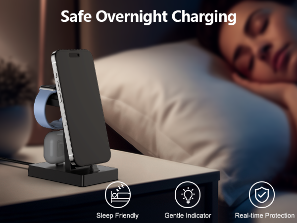 iphone charging station white