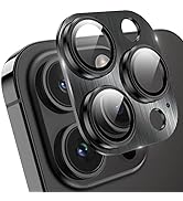 YWXTW Tempered Glass Camera Lens Protector for iPhone 14 Pro Max, 3D Full Coverage Protection, Ni...
