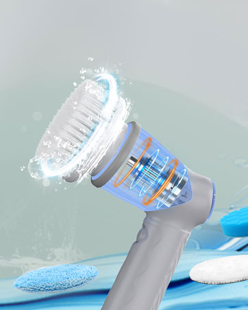 DAESUNG Electric Spin Scrubber, Cordless Power Scrubber & Electric Cleaning Brush