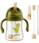 Joypony Sippy Cups for Toddlers, PPSU Spill-Proof Transition Cups with 4-Layer Protection, Weight...