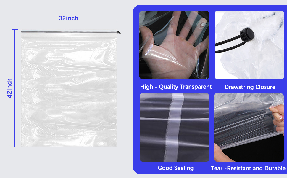clear contractor bags heavy duty