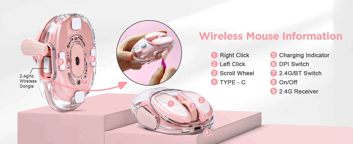 Q9 Wireless Computer Mouse
