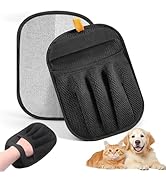 2025 Upgraded Version Five-Finger Static pet Hair Removal Gloves, Suitable for Cats and Dogs, Reu...
