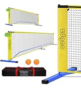 Zdgao 2-in-1 Portable Pickleball Net - Pickleball Net for Driveway with 22 FT Regulation Size & 1...
