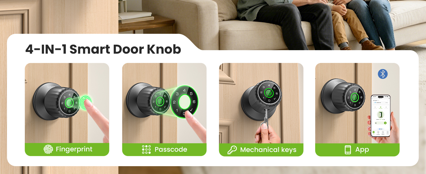 SMART DOOR KNOB WITH LOCK